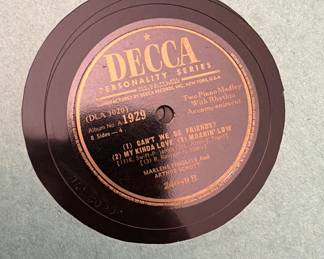 Decca 78 Record Can't we be friends