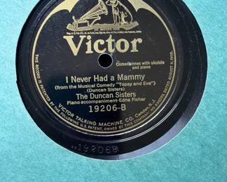 Victor 78 record I never had a Mammy