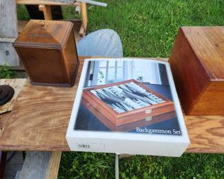 backgammon, decorative storage box
