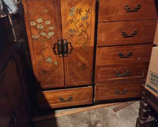 authentic antique Asian bedroom set