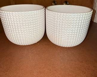 J'Adore Poinsettia Deco "Golf Ball" Planters