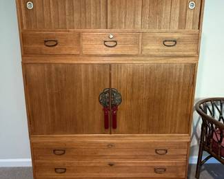 Antique Japanese Kimono Tansu Chest