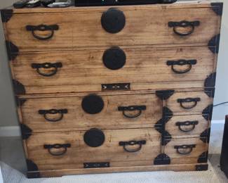 Japanese Kimono Tansu Chest of Drawers