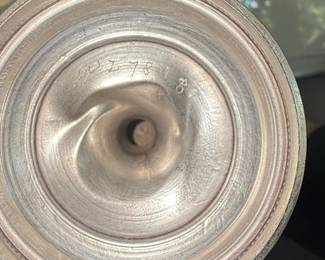 Sterling Silver Goblet with Greek Key and Basketweave Decoration