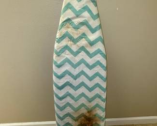 Chevron Pattern Ironing Board with Wall Mount