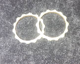 Art Deco Style Napkin Rings (Set of 2)