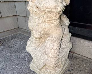 Stone Foo Dog Statue
