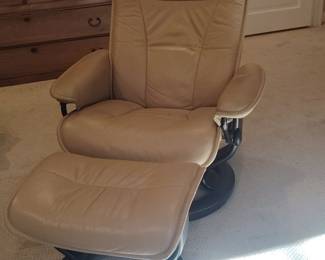 Ekornes Stressless Recliner and Ottoman