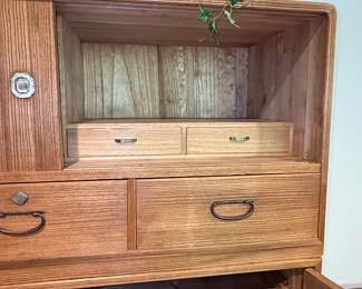 Antique Japanese Kimono Tansu Chest