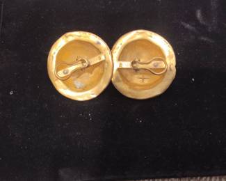 Antique Gold Filled Cufflinks with Engraved Detail