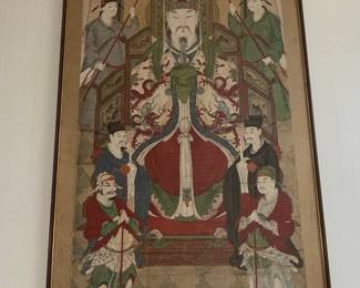 Chinese Ancestor Portrait Painting