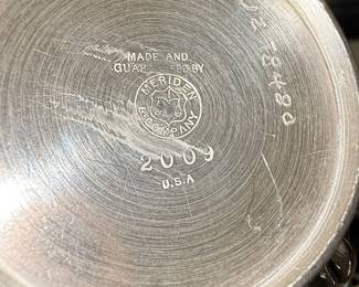 Meriden Britannia Company Silver Plated Sugar Bowl