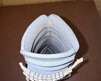 Mid-Century Modern Textured Ceramic Vase