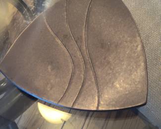 Modernist Bronze Ashtray or Trinket Dish