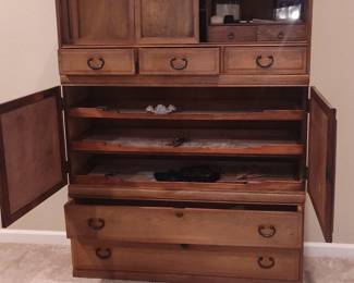 Antique Japanese Mizuya Tansu Kitchen Cabinet