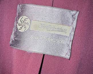 Women's Brown Mink Fur Coat with Shawl Collar and Wide Cuffs