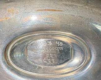 Rogers Bros. Silverplate "Moonbeam" Gravy Boat with Underplate