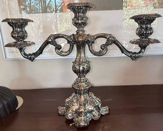 Silver Plated Candelabra by Pollio & Kreml