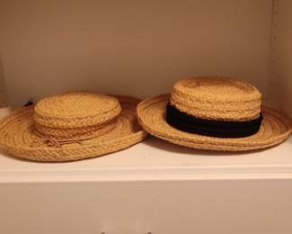 Straw Boater Hats