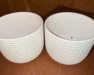 J'Adore Poinsettia Deco "Golf Ball" Planters
