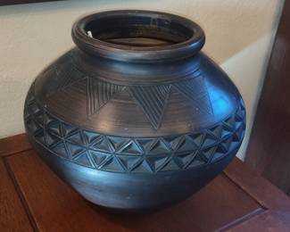 African Terracotta Storage Pot