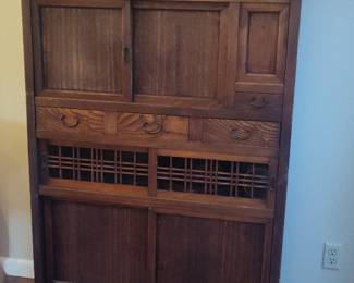 Japanese Mizuya Tansu Kitchen Cabinet