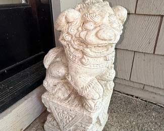 Stone Foo Dog Statue
