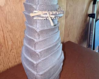 Mid-Century Modern Textured Ceramic Vase