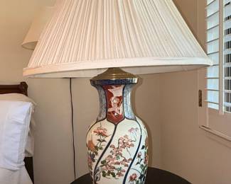 Japanese Imari Porcelain Ginger Jar Table Lamp