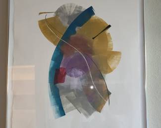 Abstract Watercolor and Ink Artwork by Sylvia Montesinos