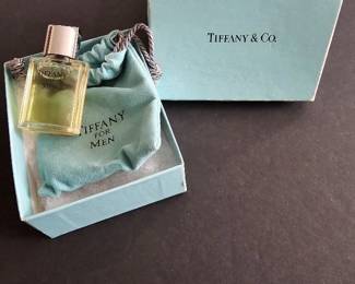 Rare Tiffany Mens Cologne Miniature