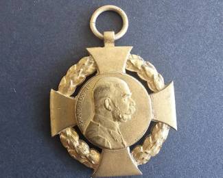 Austro Hungarian Empire 1908 Jubilee Cross Also Known as the Franz Joseph Jubilee Cross