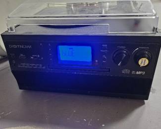 Digitnow 33 45 78 Turntable AM FM Radio Cassette Player CD Player MP3 Player