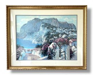 59 CapriWalkwaybyHowardBehrensLargeWallArtPrint