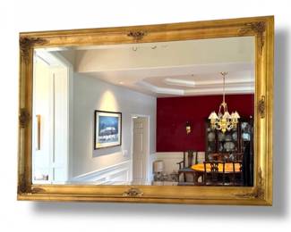 10 ExtraLargeGoldFrameWallMirrorCarvedWoodOrnate