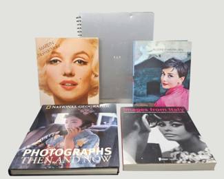 3079Collection of Large Format Photography  Culture Books  Marilyn Monroe, Audrey Hepburn,  More