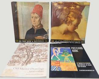 3118Vintage Art History Books  Museum Postcard Book  Old Masters  Renaissance Painting Collection