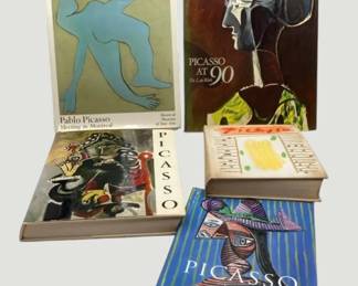 2332Vintage Picasso Art Books  Picasso at 90, Meeting in Montreal, and More 5 Volumes