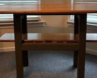 Rustic Kitchen Island - Portable 49.5 inches long, 25 inches deep, 33 inches tall, portable kitchen island