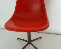 1960s Herman Miller Red Sewing chair 