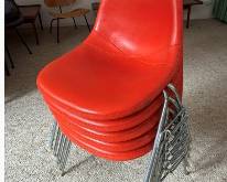 1960s Herman Miller 5 pc. Stackable Chair set