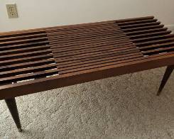 1960s George Nelson Expandable Slat Coffee Table