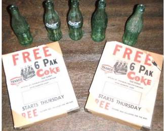 May 1971 Promotional campaign with Coke distributor; 8 oz. bottles; from 310 West Front station