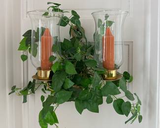 Pair of candle sconces