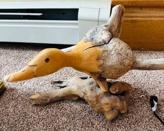 Hand-carved duck by Gary Naber