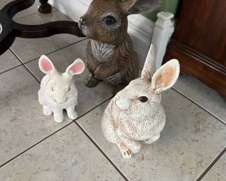 Ceramic bunnies