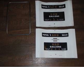 Bennett Models 966 and 967 Original Porcelain Curved Face Plates and Ring , Note not aluminum Stamped Reproductions