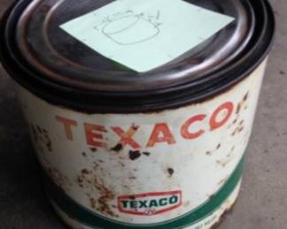 Vintage Texaco grease can