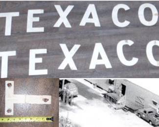 Right and Left Side Tank Raised steel 8” Letters from Pickup Side Racks. Includes Original Spring Clips  Mounting System.