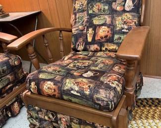 29 Eisen Bros. Vintage Maple Armchair
